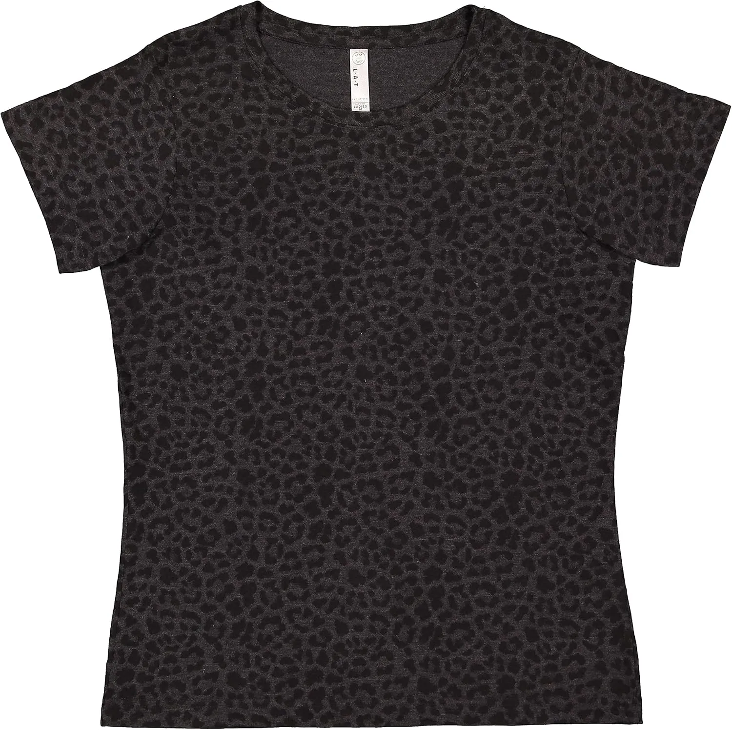 LAT Women 100% Cotton Jersey Crew Neck Short Sleeve Tee (3516)