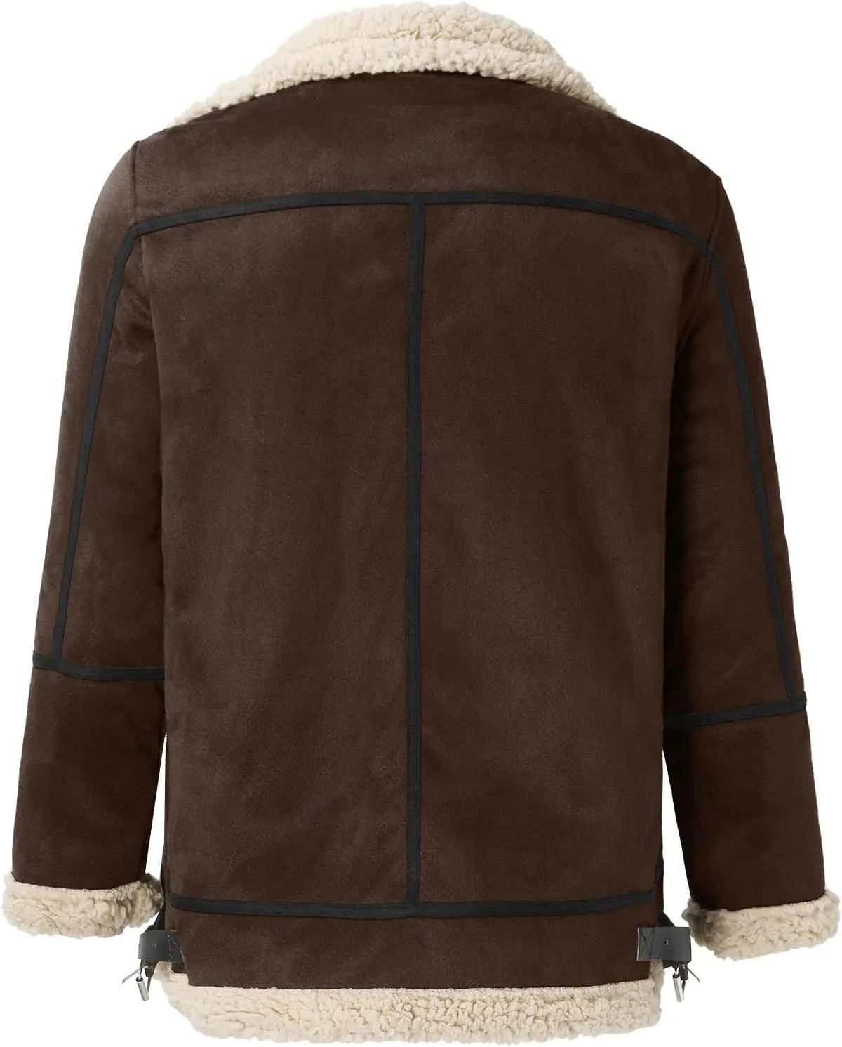LCMTWX Mens Jackets And Winter Outerwear Single-breasted Solid Color Lapel Long Sleeve Coat Cardigan Plush Long Coat