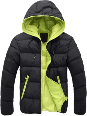 LCMTWX Mens Winter Coat Lined Brown Zip Up Hoodie Men Hiking Coat Men Mens Long Sleeve Shirts Utility Jacket Black Work Jacket Men White Trench Coat Mens Fleece Lined Winter Coat SĆ