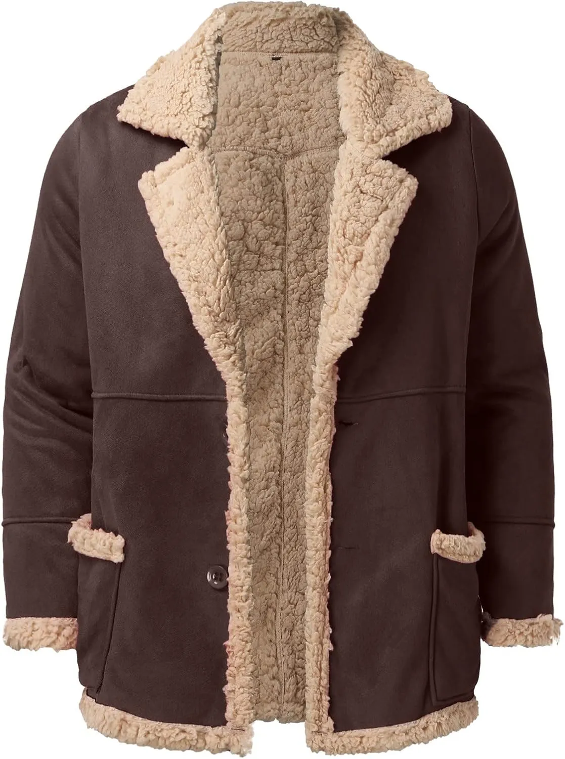 LCMTWX Mens Winter Coats Jacket Stand Collar Knitted Splice Sweater Coat Casual Cardigan Stylish Outwear Mens Coats