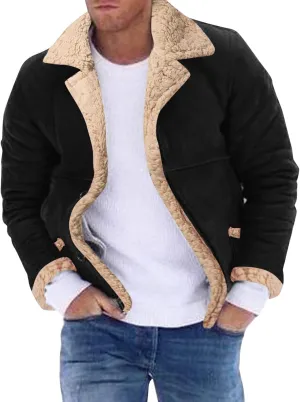 LCMTWX Mens Winter Coats Jacket Stand Collar Knitted Splice Sweater Coat Casual Cardigan Stylish Outwear Mens Coats