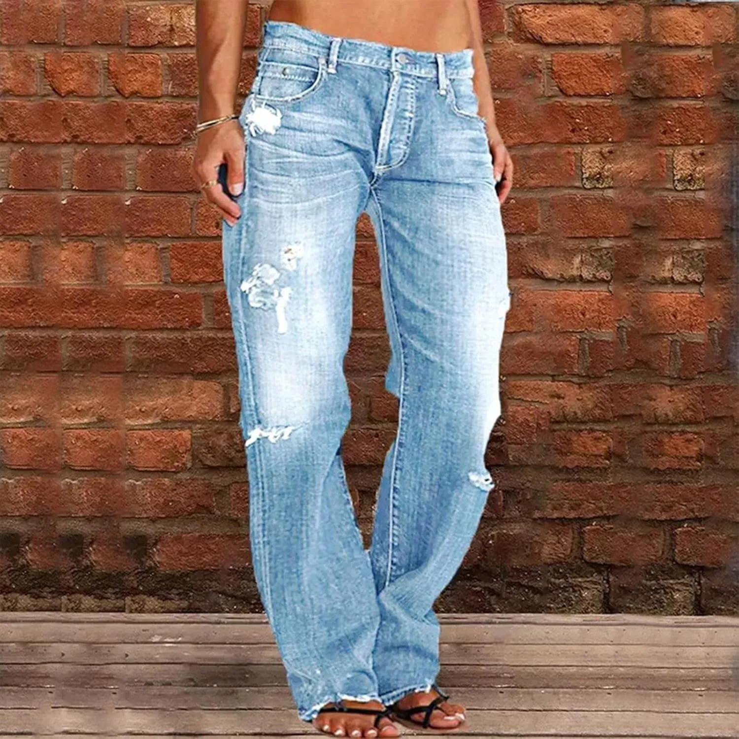 LCMTWX Women's Skinny Jean Poket Waisted Pants Trousers Up Womens Casual Women's Jeans Jeans for Women Clothes for Women
