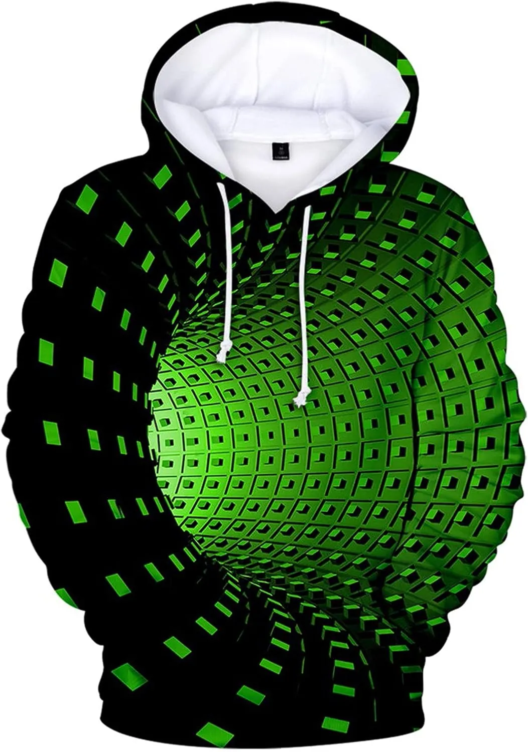 Lightweight Hoodies For Men 3D Printing Creative Round Neck Casual Long Shirts Top Blouse Sweatshirt Hoodies