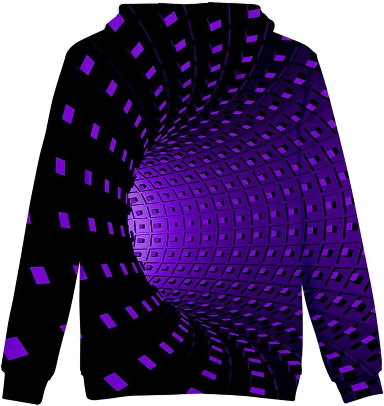 Lightweight Hoodies For Men 3D Printing Creative Round Neck Casual Long Shirts Top Blouse Sweatshirt Hoodies