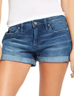 luvamia Women's Denim Jean Shorts High Waisted Stretchy Short Jeans