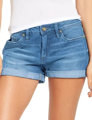 luvamia Women's Denim Jean Shorts High Waisted Stretchy Short Jeans