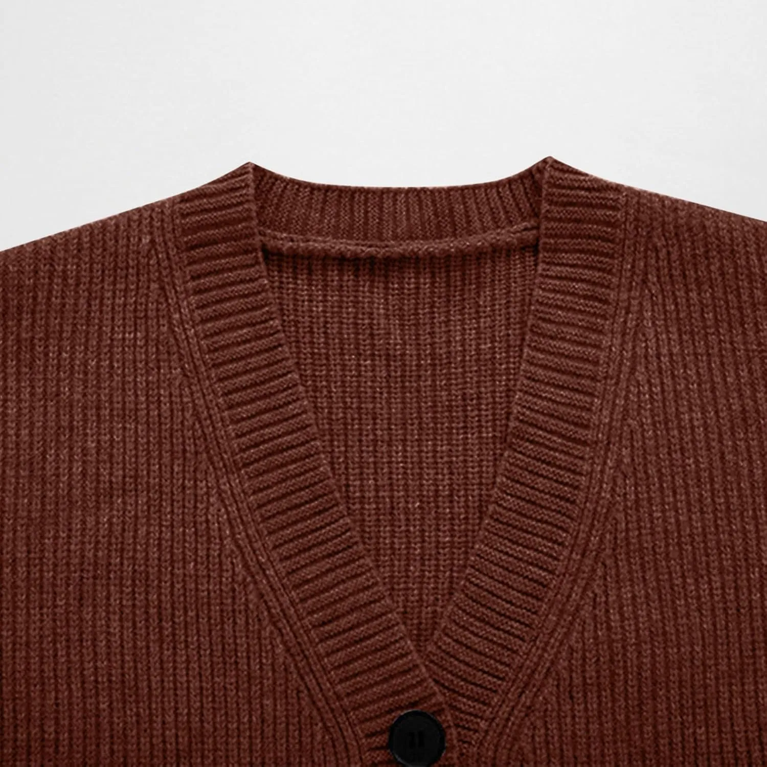 Men Classic Cardigans Casual Button Down V Neck Knitted Basic Sweater Coat Knit Button up Sweaters Outwear with Pocket