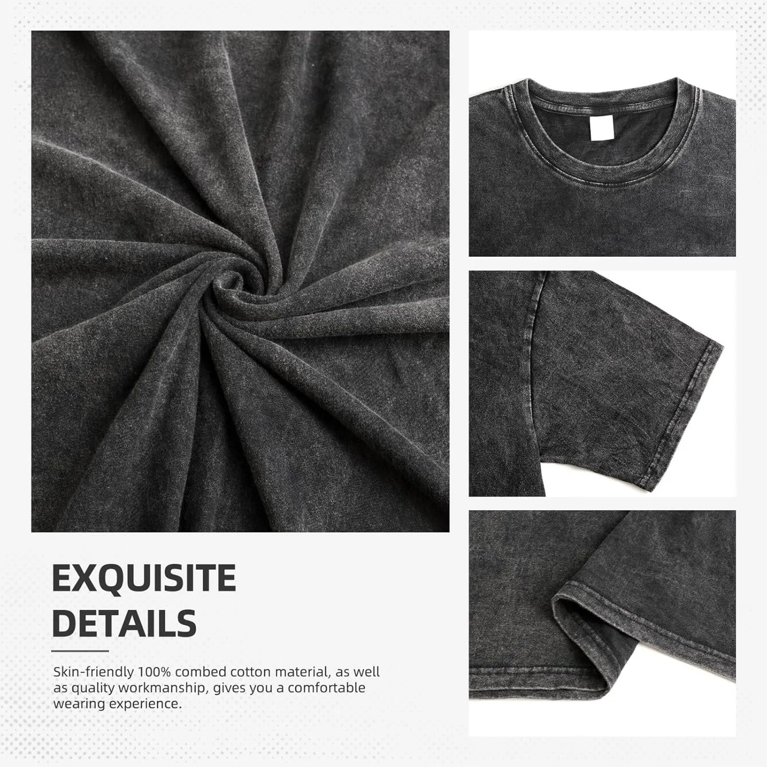 Men Short Sleeve Crewneck T-Shirts Vintage Graphic Tee Shirts Tops