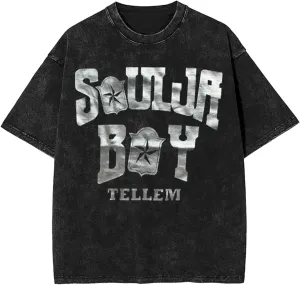 Men Women Vintage Short Sleeve Crewneck T-Shirts Novelty Oversized Wash Solid Classic Tees Top