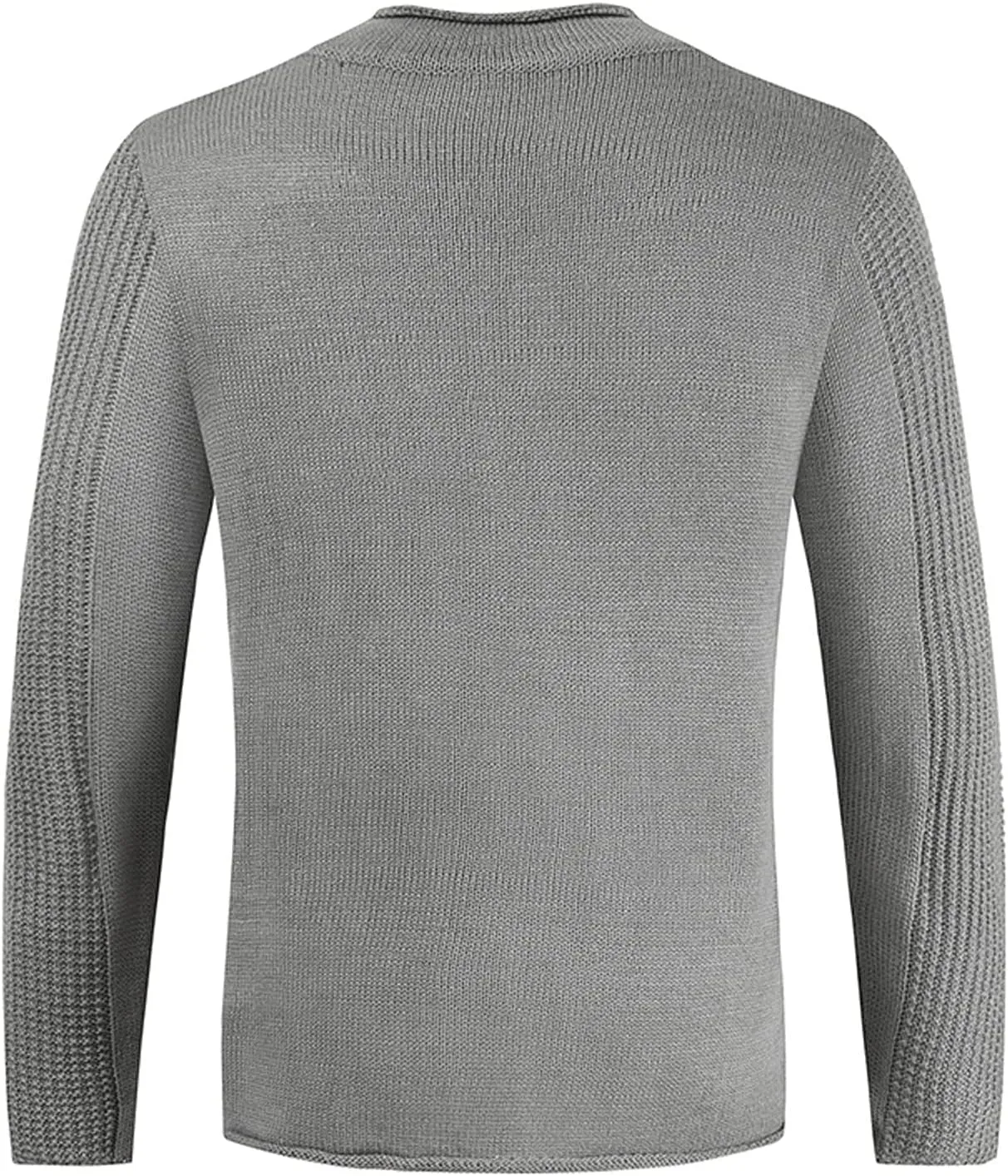 Mens Big And Tall Sweater Hatless Zipper Stand Up Collar Warm Cardigan Knitted Coat Pollo Jackets For Men black long