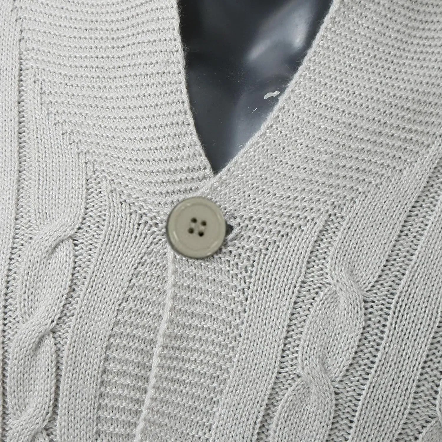 Men's Button Down Sweater Fashion Knit V Neck Cardigan Sweatshirt Slim Long Sleeve Warm Jacket Knitted Coats