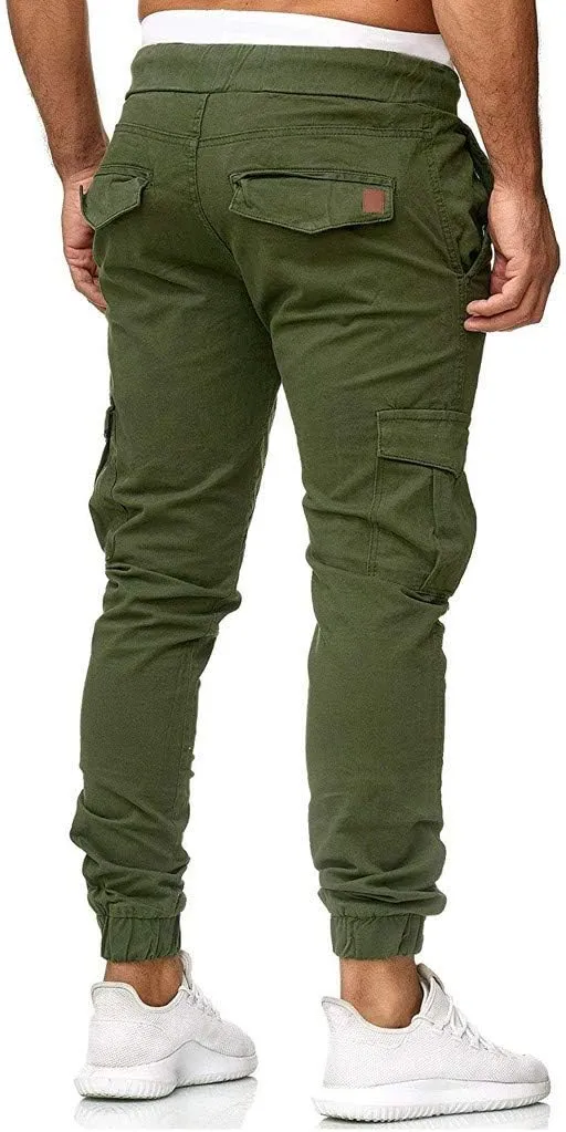 Men's Cargo Jogger Pants Stretch Sweatpants Casual Men's Leggings Men's Pants Hiking Sweatpants Casual Athletic