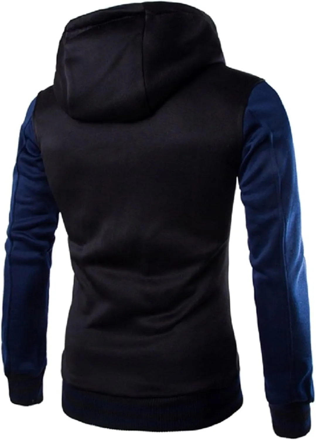Men's Casual Baseball Jacket Hooded Sweatshirt Button Coat Slim Cardigan Brushed Sweater Warm Winter Coat