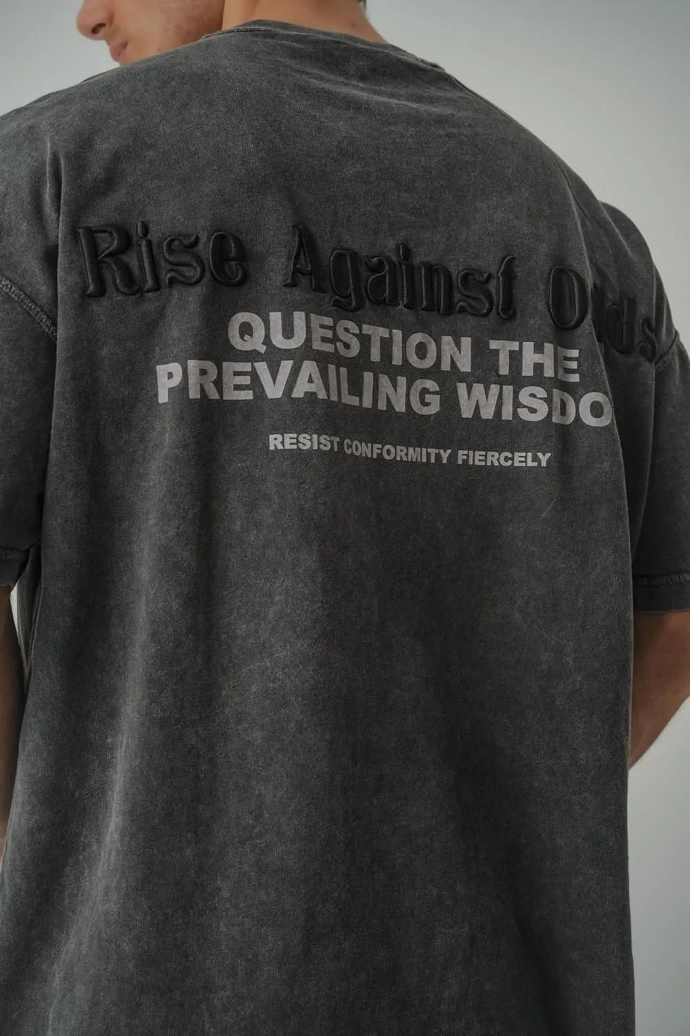 Men's Cotton T-Shirts Oversized Unisex Short Sleeves Casual Loose Wash Solid Basic Tee Tops