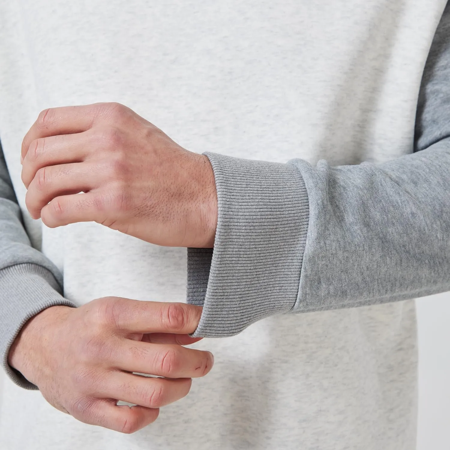 Men's Crewneck Sweatshirts Splicing color Loose Soft Long Sleeve Casual Pullover Shirt Top