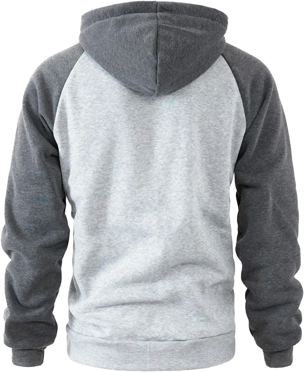 Mens Fleece Jackets Contrast Hoodies Lightweight Sweatshirt Color Block Jacket Coats Winter Zip Plus Size Jacket