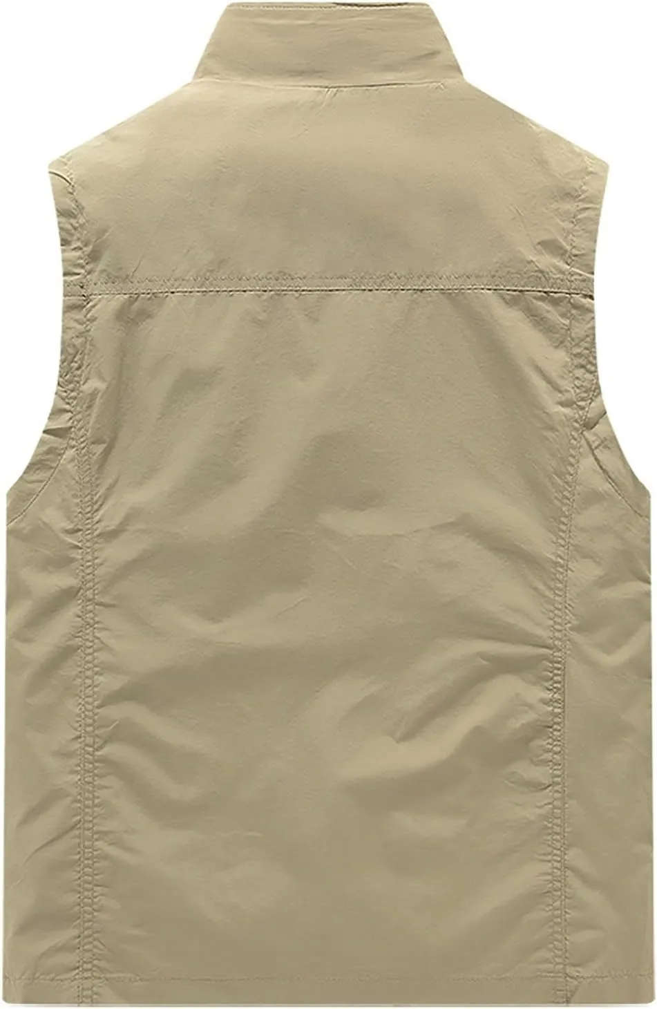 Mens Lightweight Softshell Vest Casual Sleeveless Windproof Jacket Work Fishing Travel Hiking Golf Utility Vest