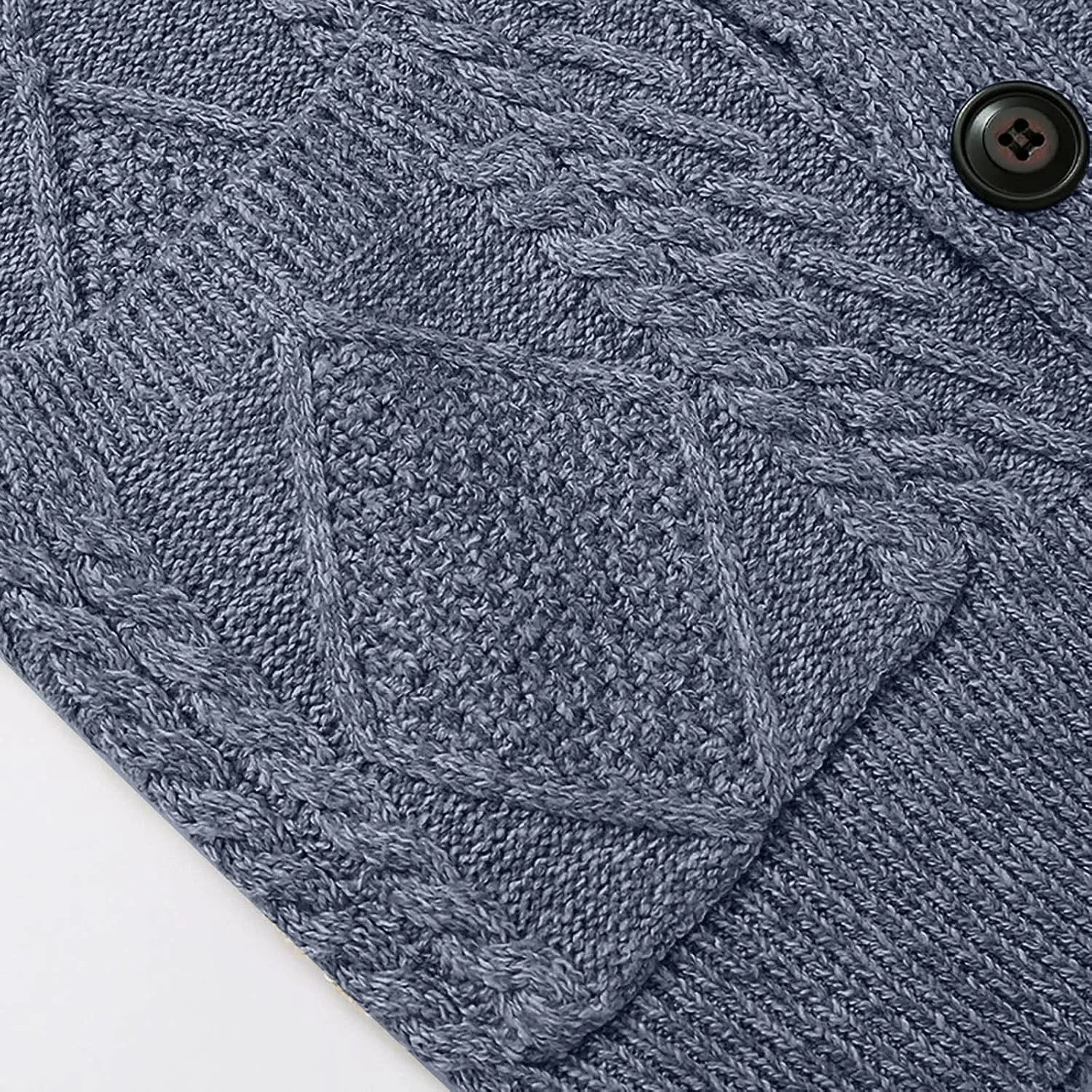Men's Sweater Plus Size Autumn and Winter Fashion Loose Cardigan Warm Lapel Hooded Jacket Sweater Soft Sweater