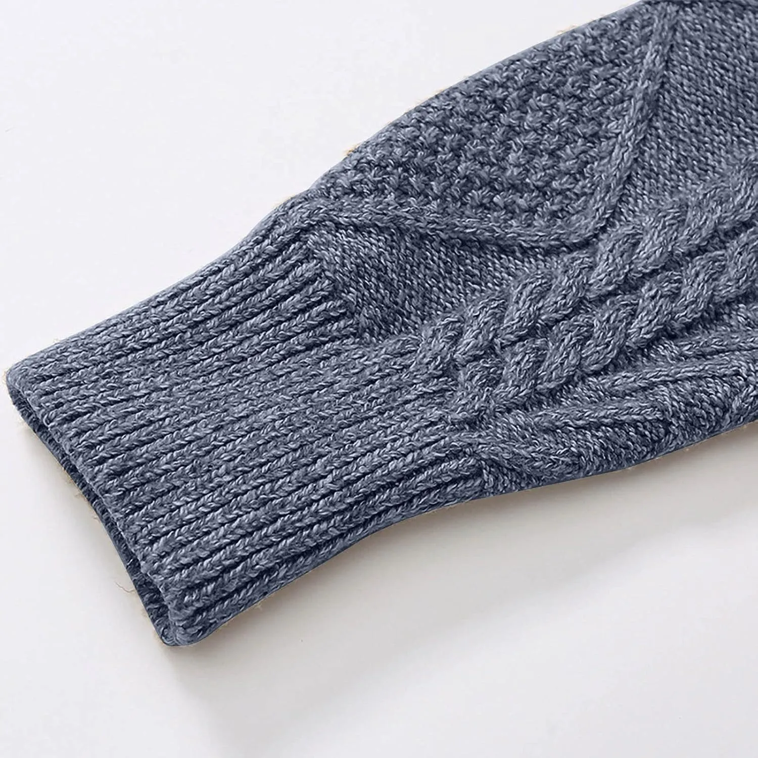 Men's Sweater Plus Size Autumn and Winter Fashion Loose Cardigan Warm Lapel Hooded Jacket Sweater Soft Sweater