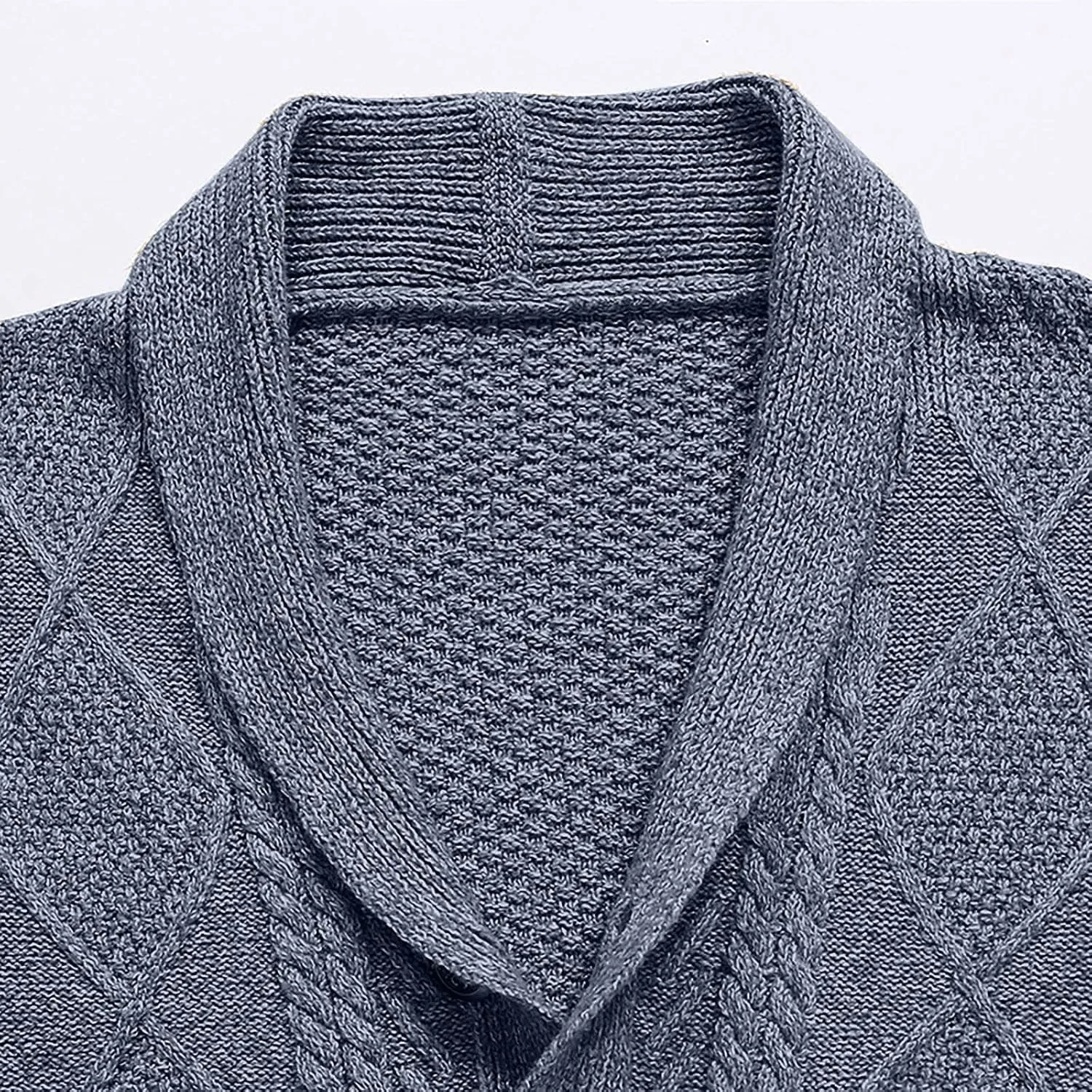 Men's Sweater Plus Size Autumn and Winter Fashion Loose Cardigan Warm Lapel Hooded Jacket Sweater Soft Sweater