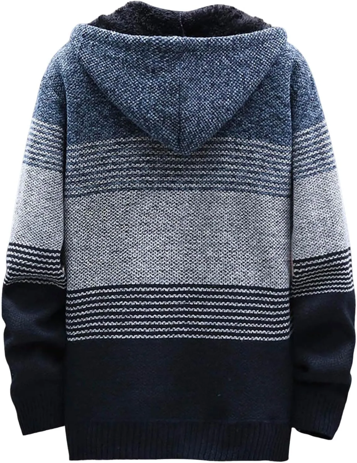 Mens Sweaters Men Plus Fleece Thick Sweater Large Size Foreign Trade Mens Mens Pullover Sweater with Pocket