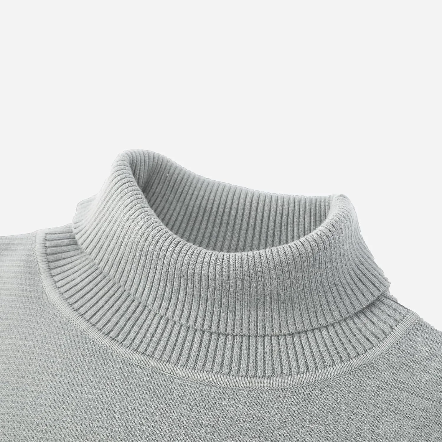 Men's Turtleneck Sweater, Slim Fit Pullover Sweaters for Men Roll Neck Sweater Long Sleeve Sweater