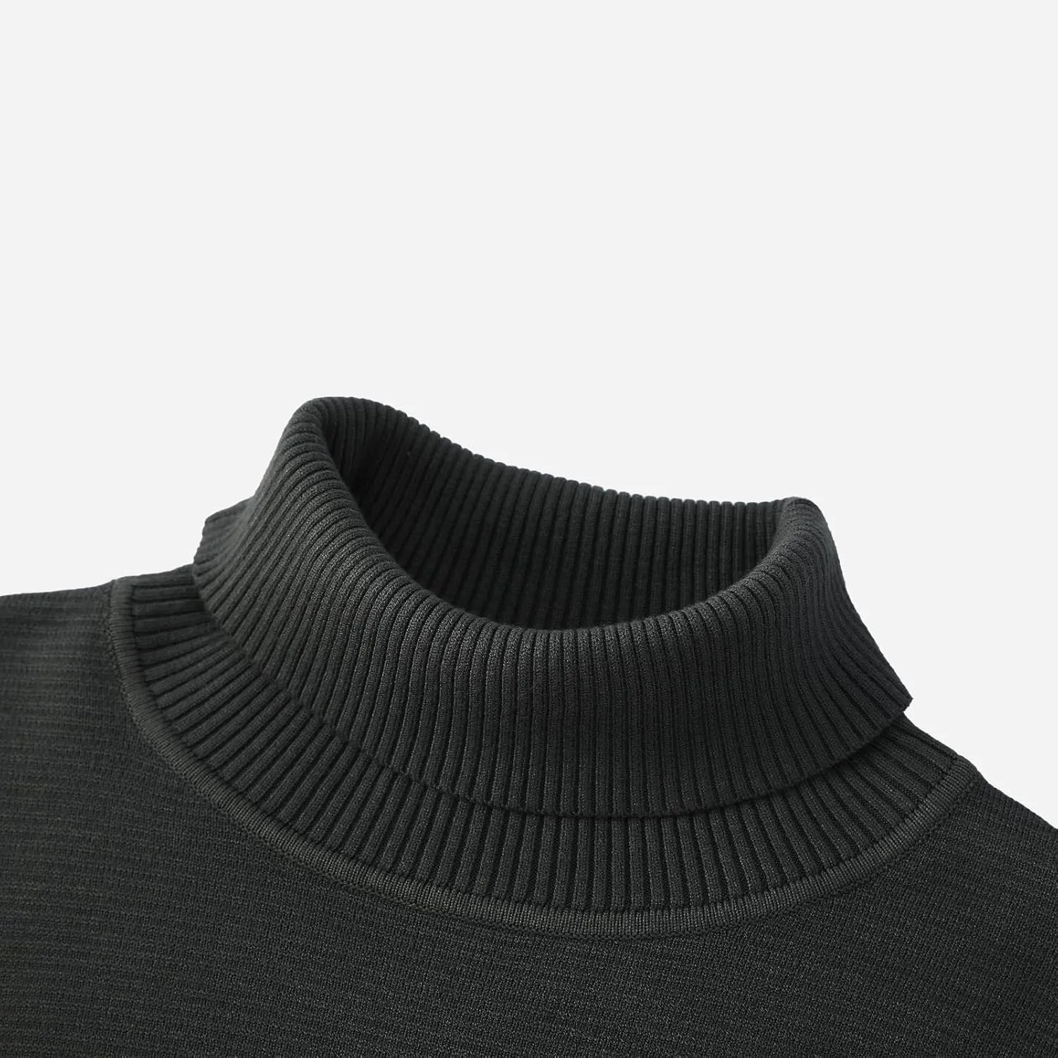 Men's Turtleneck Sweater, Slim Fit Pullover Sweaters for Men Roll Neck Sweater Long Sleeve Sweater