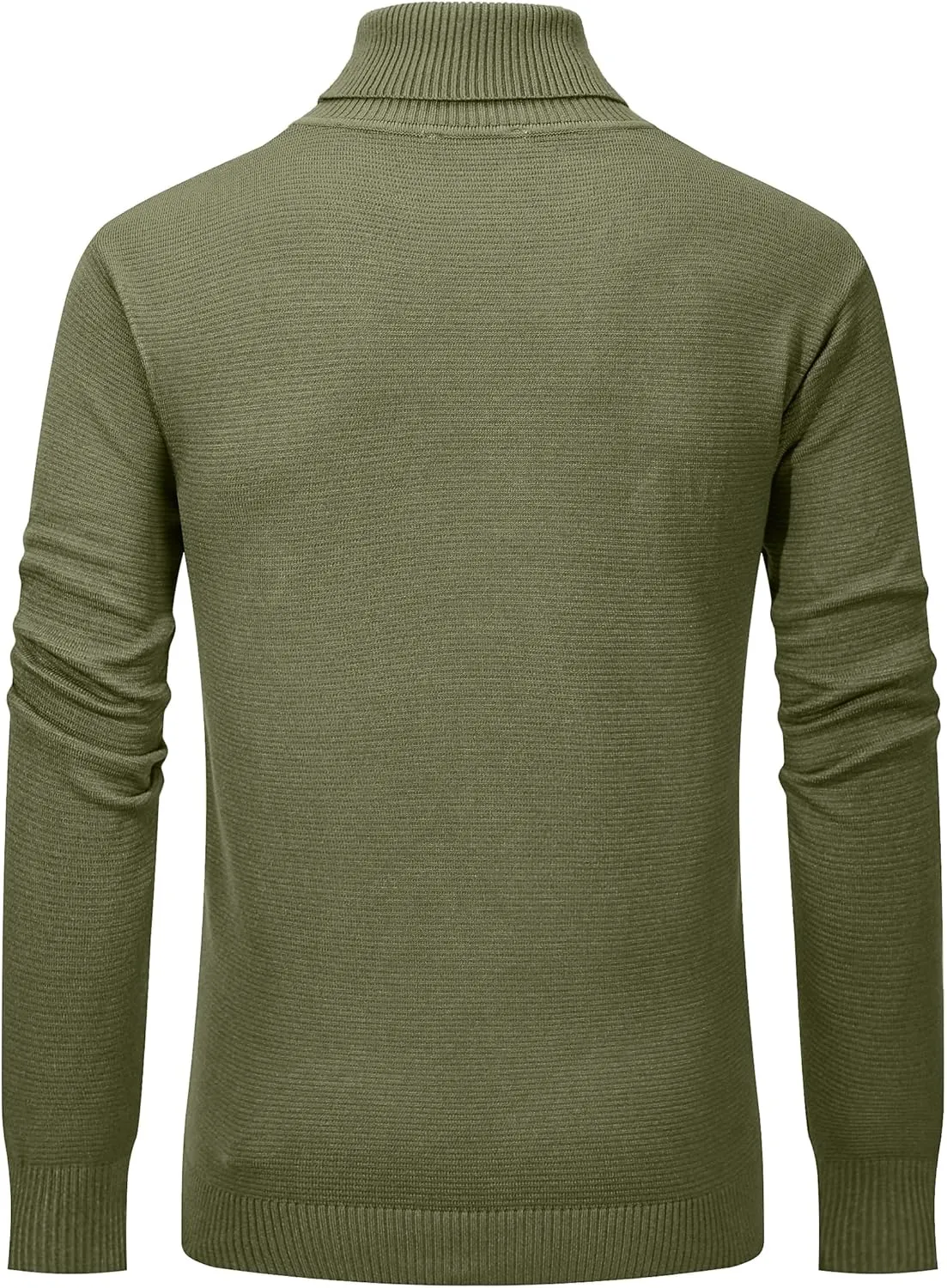 Men's Turtleneck Sweater, Slim Fit Pullover Sweaters for Men Roll Neck Sweater Long Sleeve Sweater