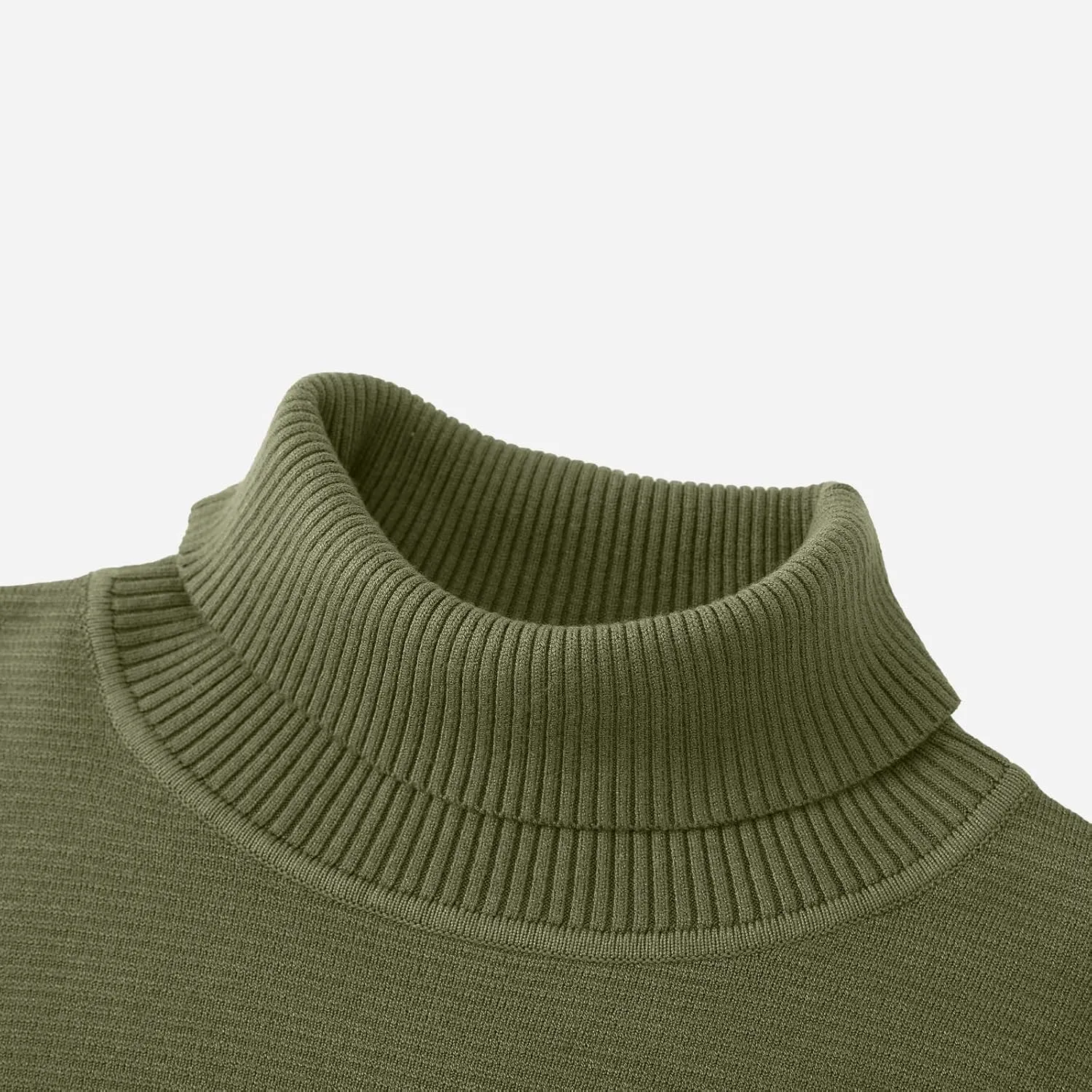 Men's Turtleneck Sweater, Slim Fit Pullover Sweaters for Men Roll Neck Sweater Long Sleeve Sweater