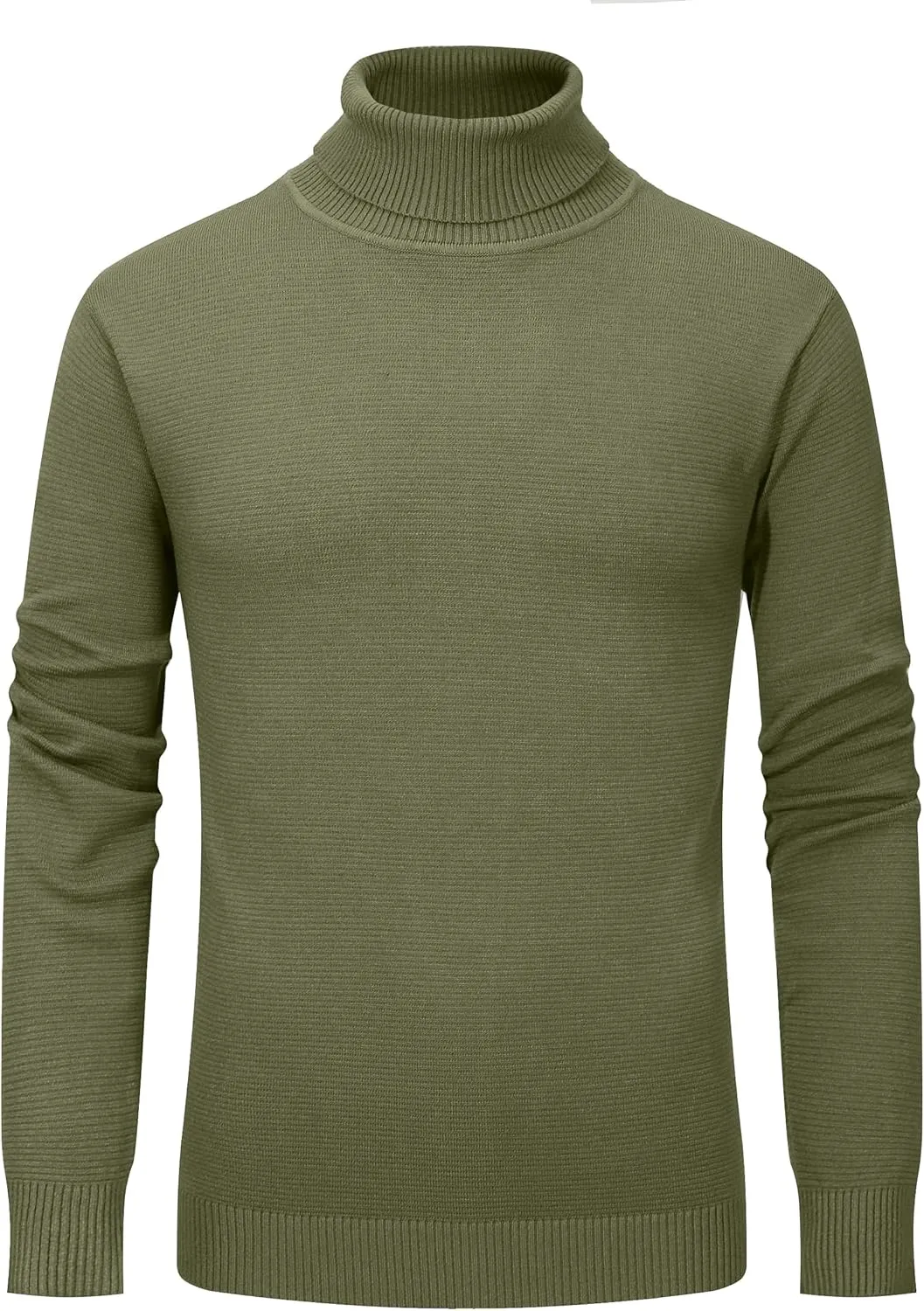 Men's Turtleneck Sweater, Slim Fit Pullover Sweaters for Men Roll Neck Sweater Long Sleeve Sweater