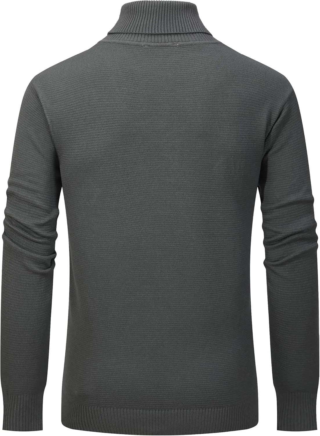 Men's Turtleneck Sweater, Slim Fit Pullover Sweaters for Men Roll Neck Sweater Long Sleeve Sweater