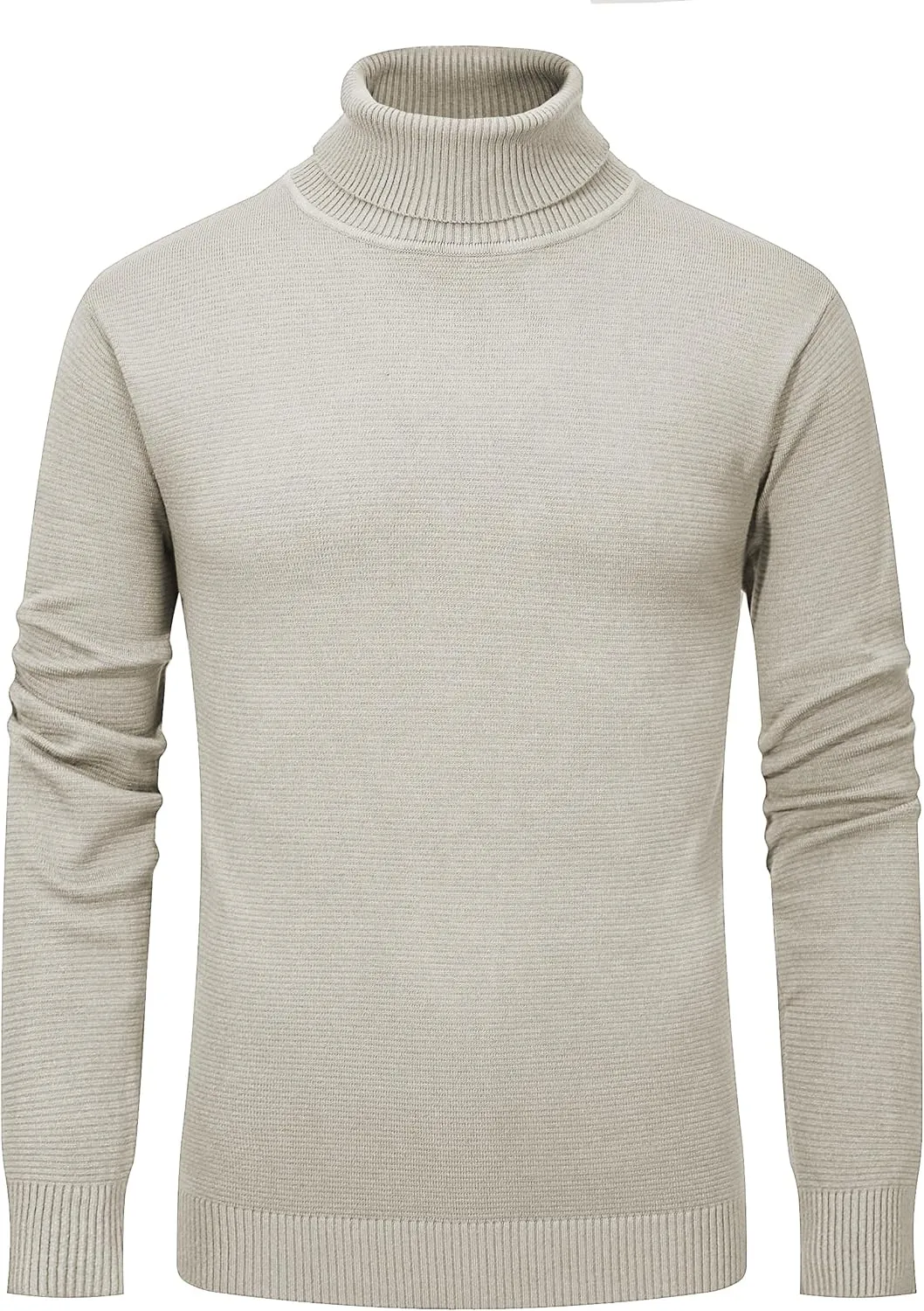 Men's Turtleneck Sweater, Slim Fit Pullover Sweaters for Men Roll Neck Sweater Long Sleeve Sweater