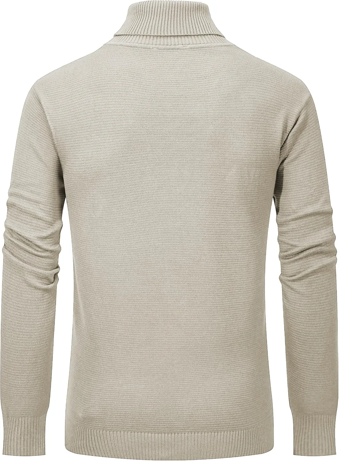 Men's Turtleneck Sweater, Slim Fit Pullover Sweaters for Men Roll Neck Sweater Long Sleeve Sweater