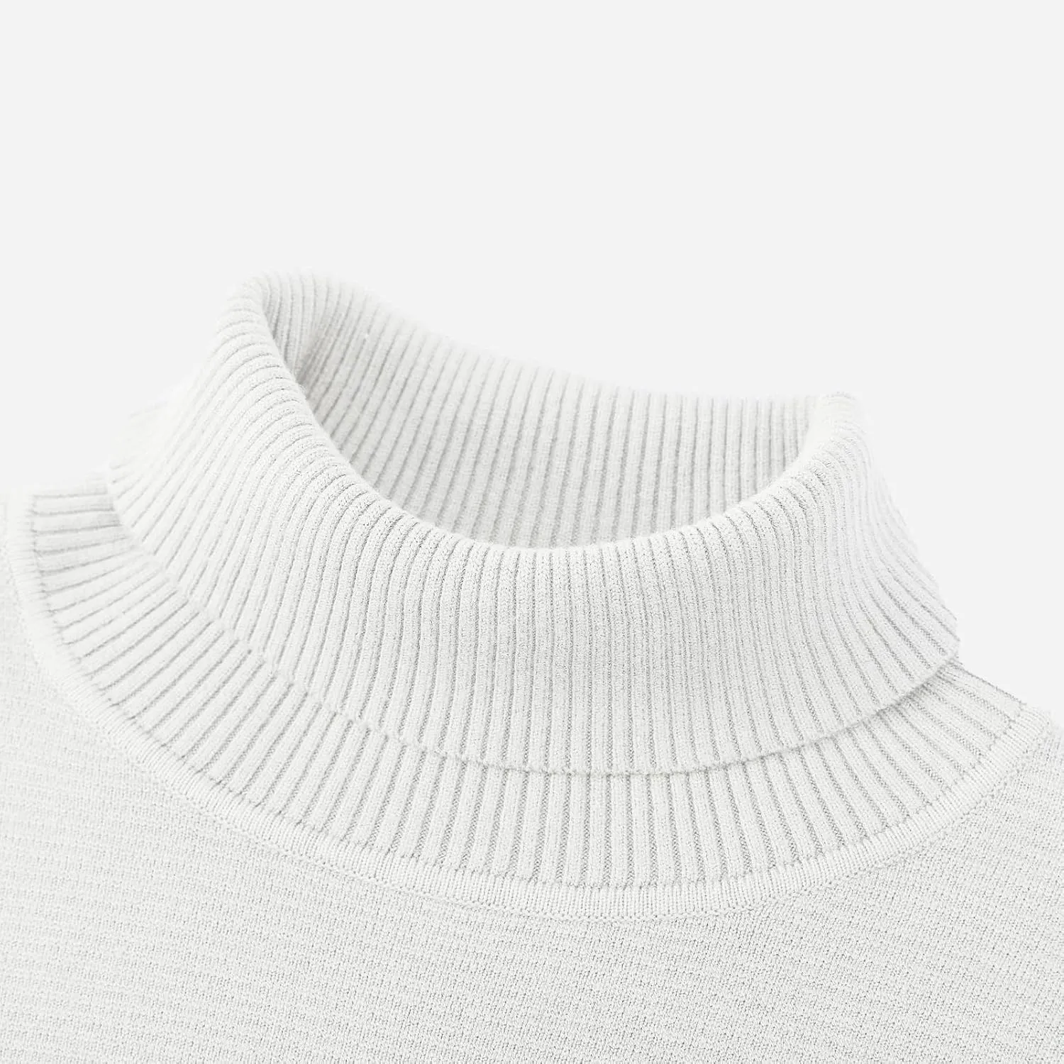 Men's Turtleneck Sweater, Slim Fit Pullover Sweaters for Men Roll Neck Sweater Long Sleeve Sweater