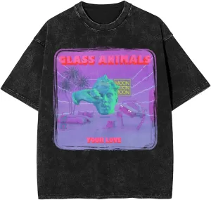Mens Vintage Oversized T Shirts Short Sleeve Shirt for Men Tee Shirt Tops