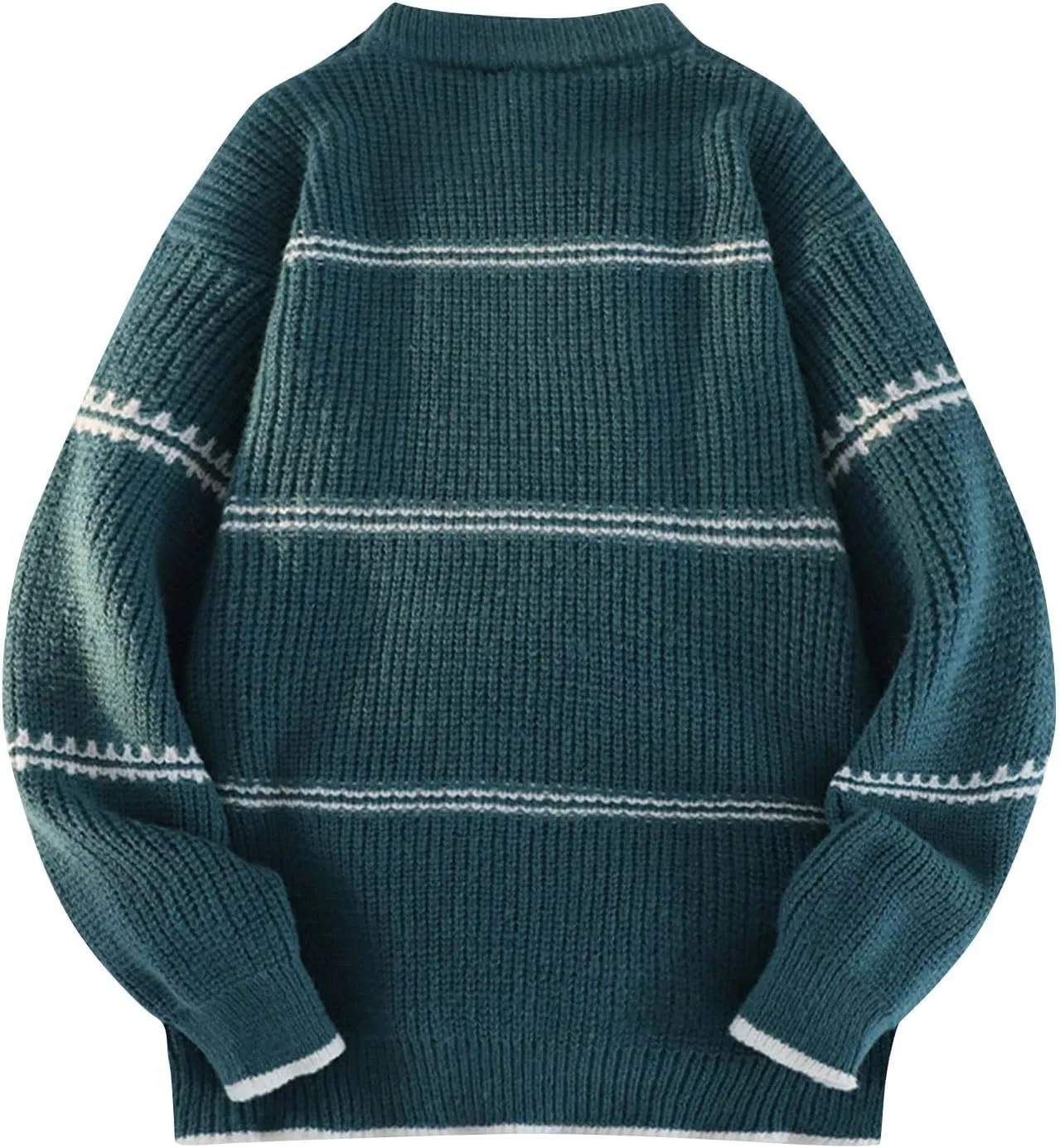 Mens Womens Oversized Turtleneck Sweater Chunky Knit Loose Fit Pullover Jumper Tops Unisex Chunky Warm Sweaters