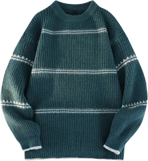 Mens Womens Oversized Turtleneck Sweater Chunky Knit Loose Fit Pullover Jumper Tops Unisex Chunky Warm Sweaters