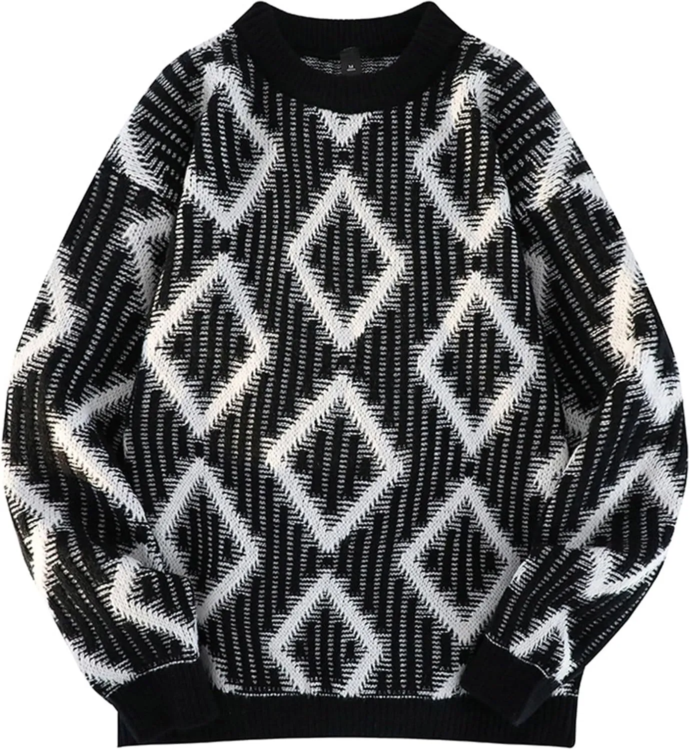 Mens Womens Oversized Turtleneck Sweater Chunky Knit Loose Fit Pullover Jumper Tops Unisex Chunky Warm Sweaters