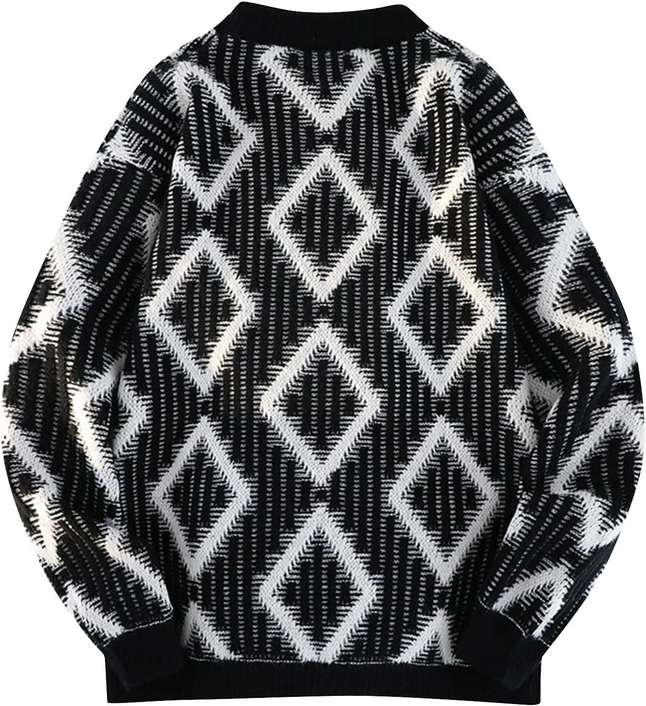 Mens Womens Oversized Turtleneck Sweater Chunky Knit Loose Fit Pullover Jumper Tops Unisex Chunky Warm Sweaters