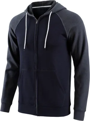 Mens Zip Up Hoodies Athletic Casual Fleece Hoodie Classic Fit Jacket Midweight Cotton Drawstring with Pocket