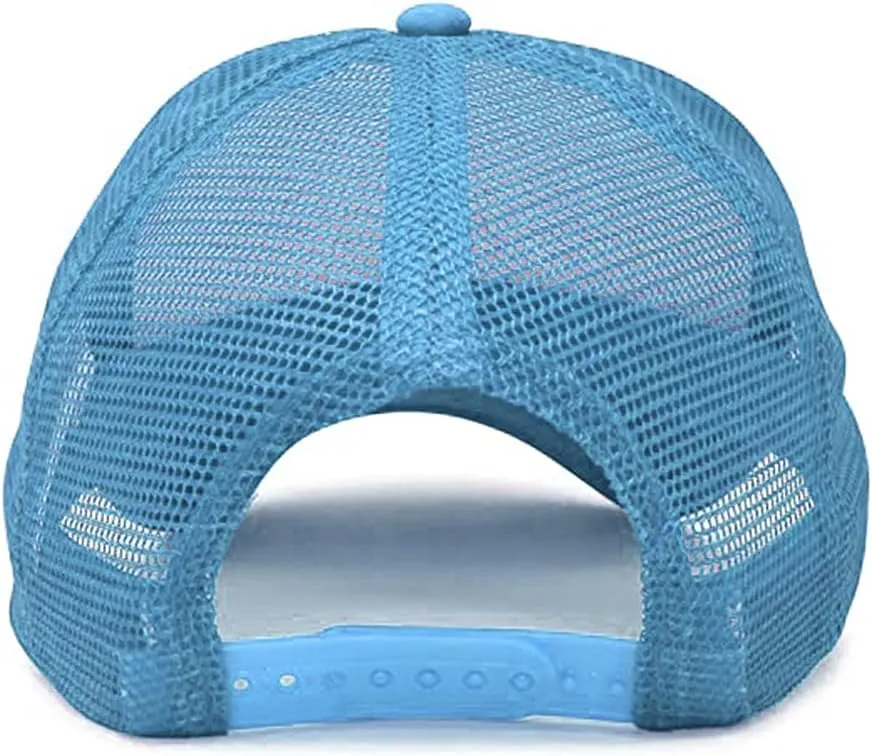 MR.R Sublimation Blanks Polyester Mesh Cap Mesh Hat Two Tone Trucker Summer Mesh Cap with Adjustable Snapback,2pcs per Pack