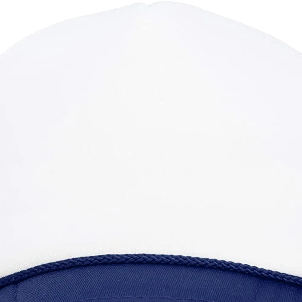 MR.R Sublimation Blanks Polyester Mesh Cap Mesh Hat Two Tone Trucker Summer Mesh Cap with Adjustable Snapback,2pcs per Pack