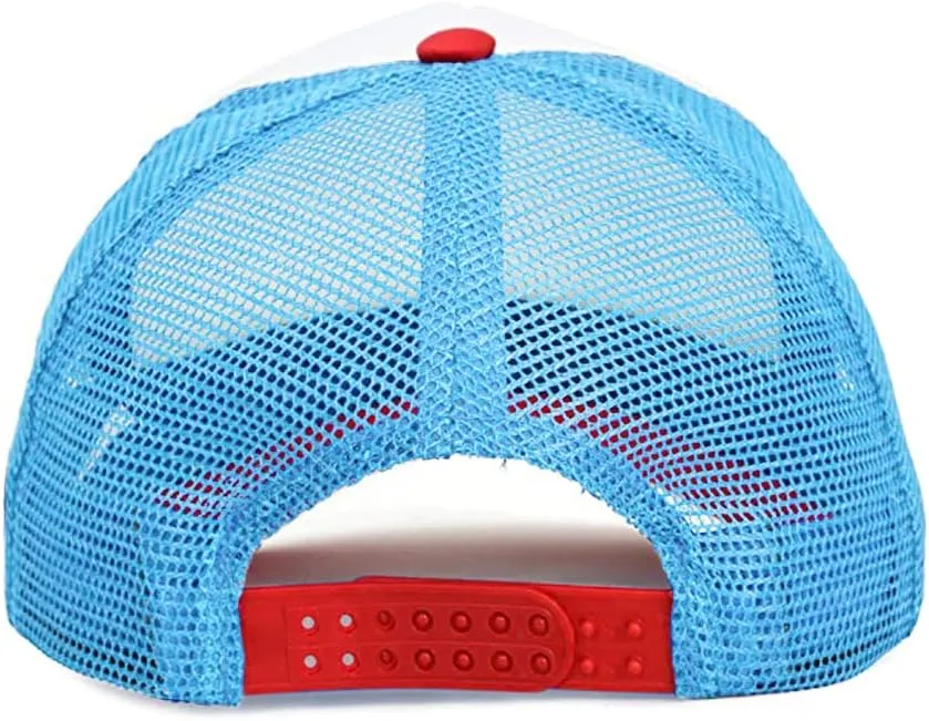 MR.R Sublimation Blanks Polyester Mesh Cap Mesh Hat Two Tone Trucker Summer Mesh Cap with Adjustable Snapback,2pcs per Pack