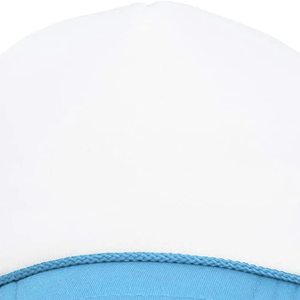 MR.R Sublimation Blanks Polyester Mesh Cap Mesh Hat Two Tone Trucker Summer Mesh Cap with Adjustable Snapback,2pcs per Pack