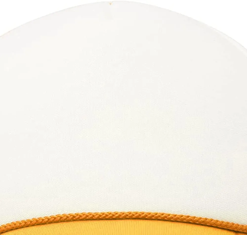 MR.R Sublimation Blanks Polyester Mesh Cap Mesh Hat Two Tone Trucker Summer Mesh Cap with Adjustable Snapback,2pcs per Pack