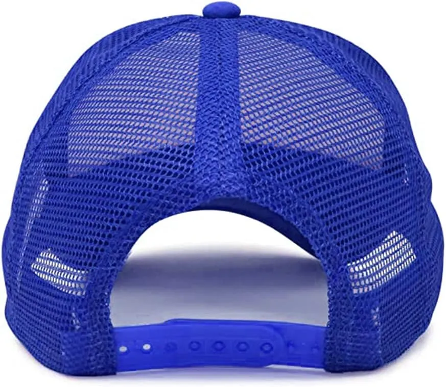 MR.R Sublimation Blanks Polyester Mesh Cap Mesh Hat Two Tone Trucker Summer Mesh Cap with Adjustable Snapback,2pcs per Pack