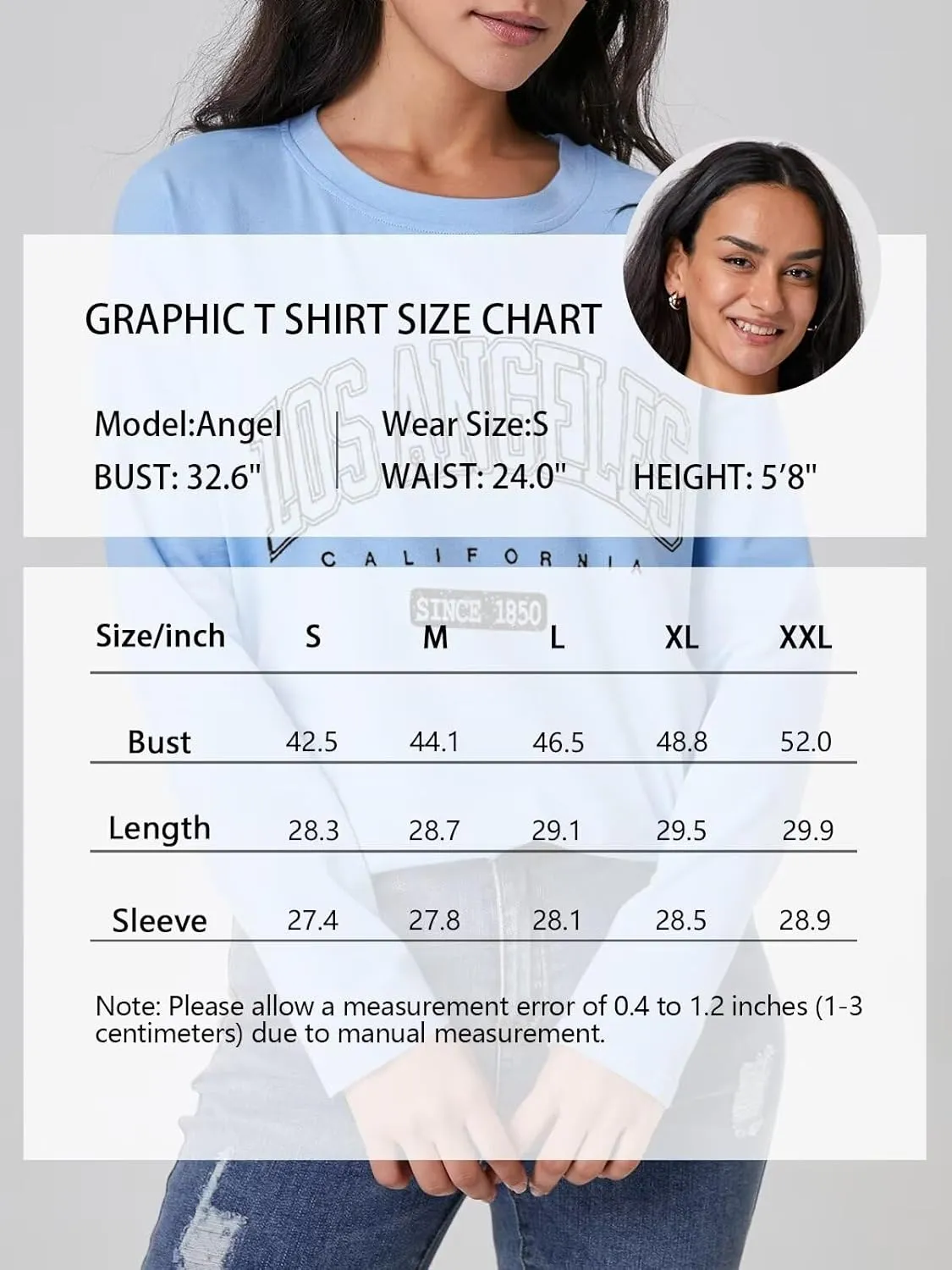 ORANDESIGNE Women Graphic Long Sleeve T Shirts Oversized Letter Print Tees Casual Crewneck Tunic Tops