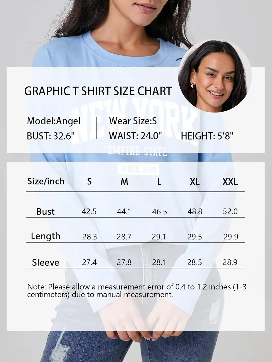 ORANDESIGNE Women Graphic Long Sleeve T Shirts Oversized Letter Print Tees Casual Crewneck Tunic Tops
