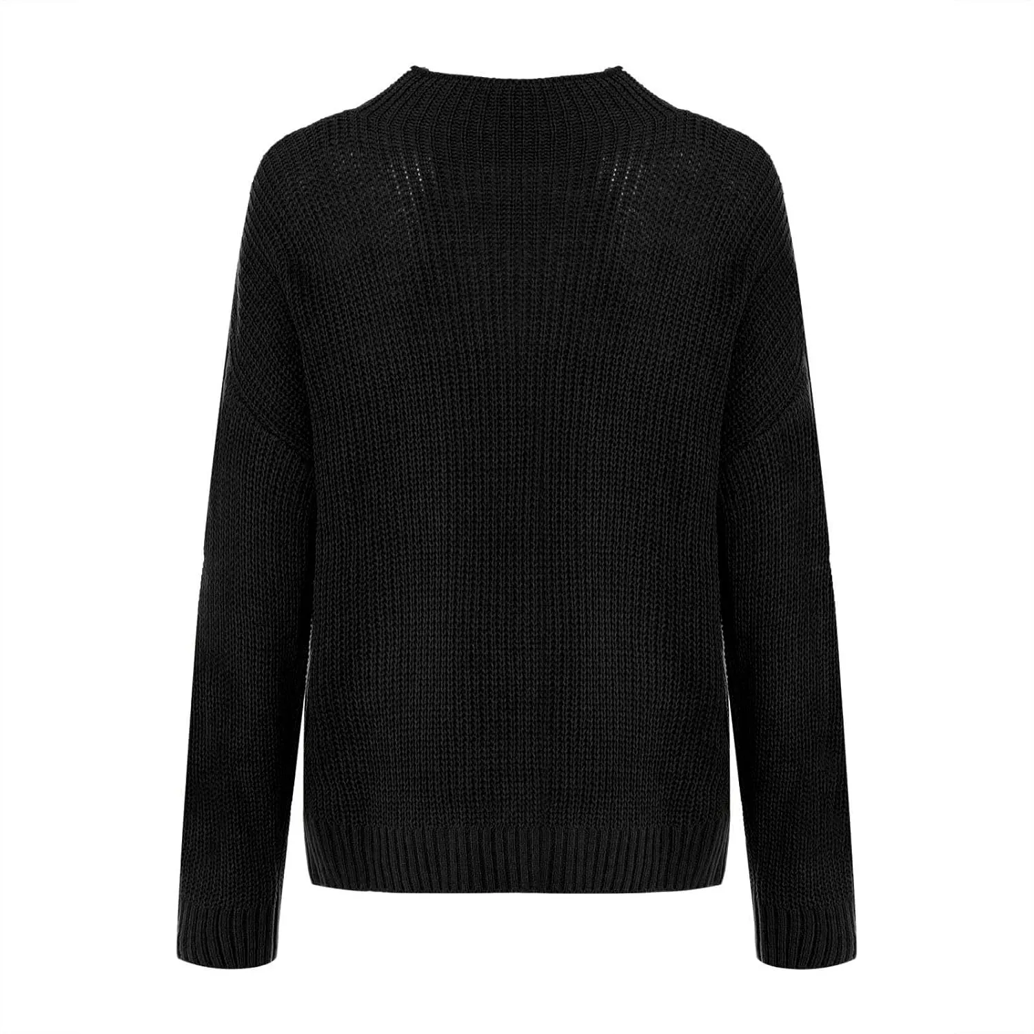 Oversized Sweater for Women Chic Turtleneck Knitted Sweater Slouchy Soft Long Sleeve Jumper Tops 2023 Fall Sweaters