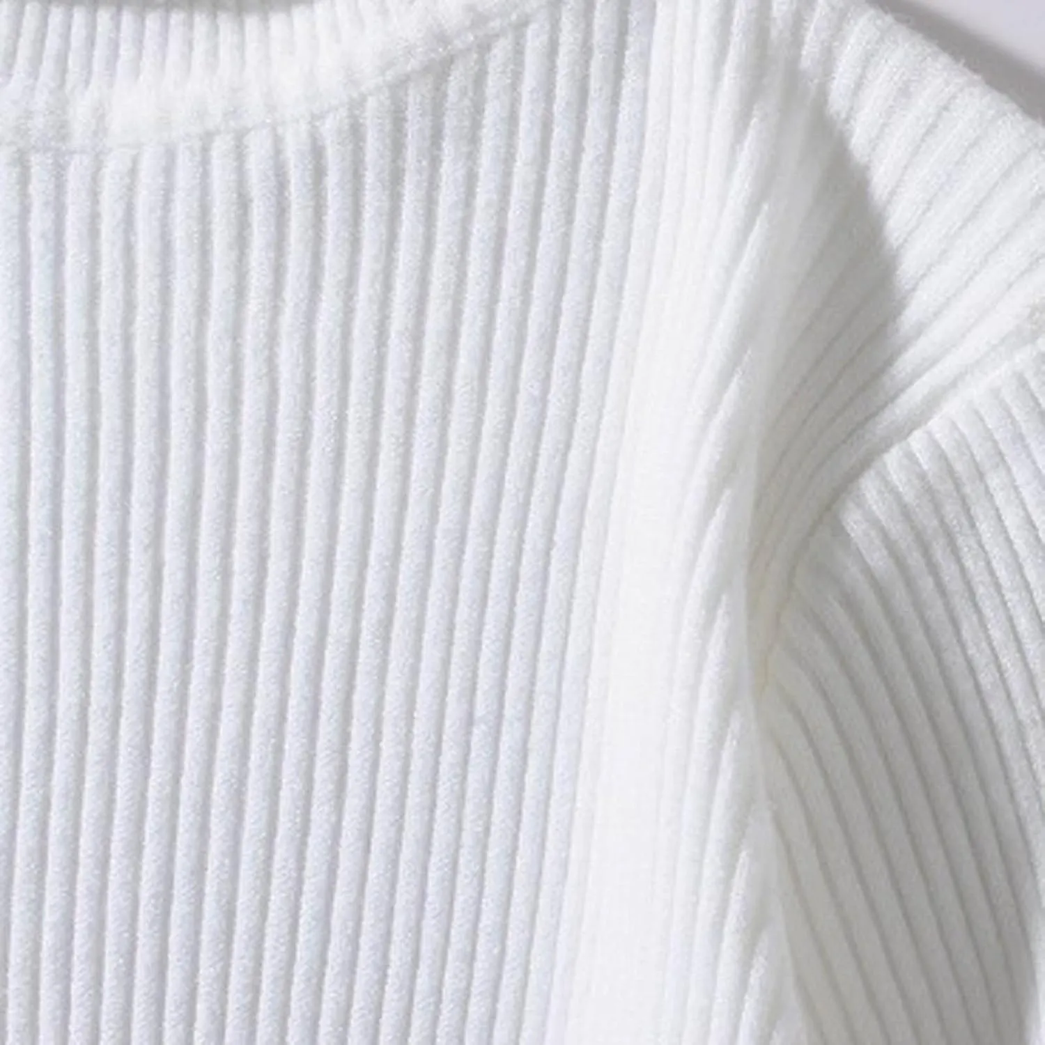 Oversized Turtleneck Ribbed Knitted Sweaters for Men Long Sleeve Solid Pullover Sweaters Casual Winter Warm Sweater
